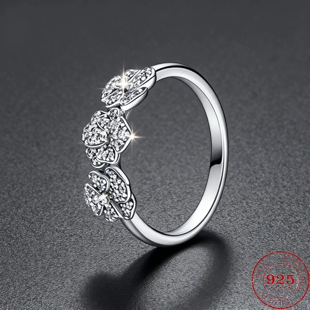 925 Sterling Silver Moissanite Heart Ring for Women Wedding Couple Anniversary Sterling Vintage Rings Luxury Jewelry Girls Gifts