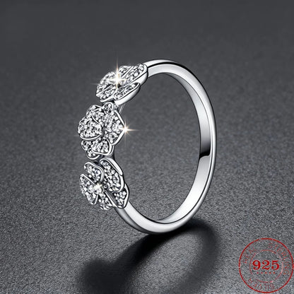 925 Sterling Silver Moissanite Heart Ring for Women Wedding Couple Anniversary Sterling Vintage Rings Luxury Jewelry Girls Gifts