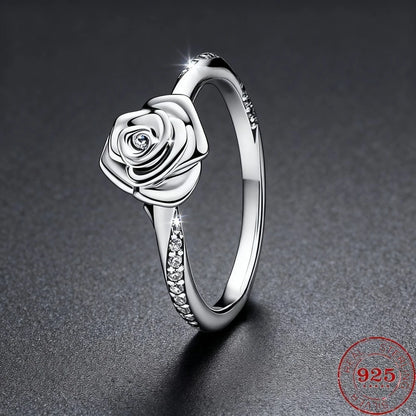 925 Sterling Silver Moissanite Heart Ring for Women Wedding Couple Anniversary Sterling Vintage Rings Luxury Jewelry Girls Gifts