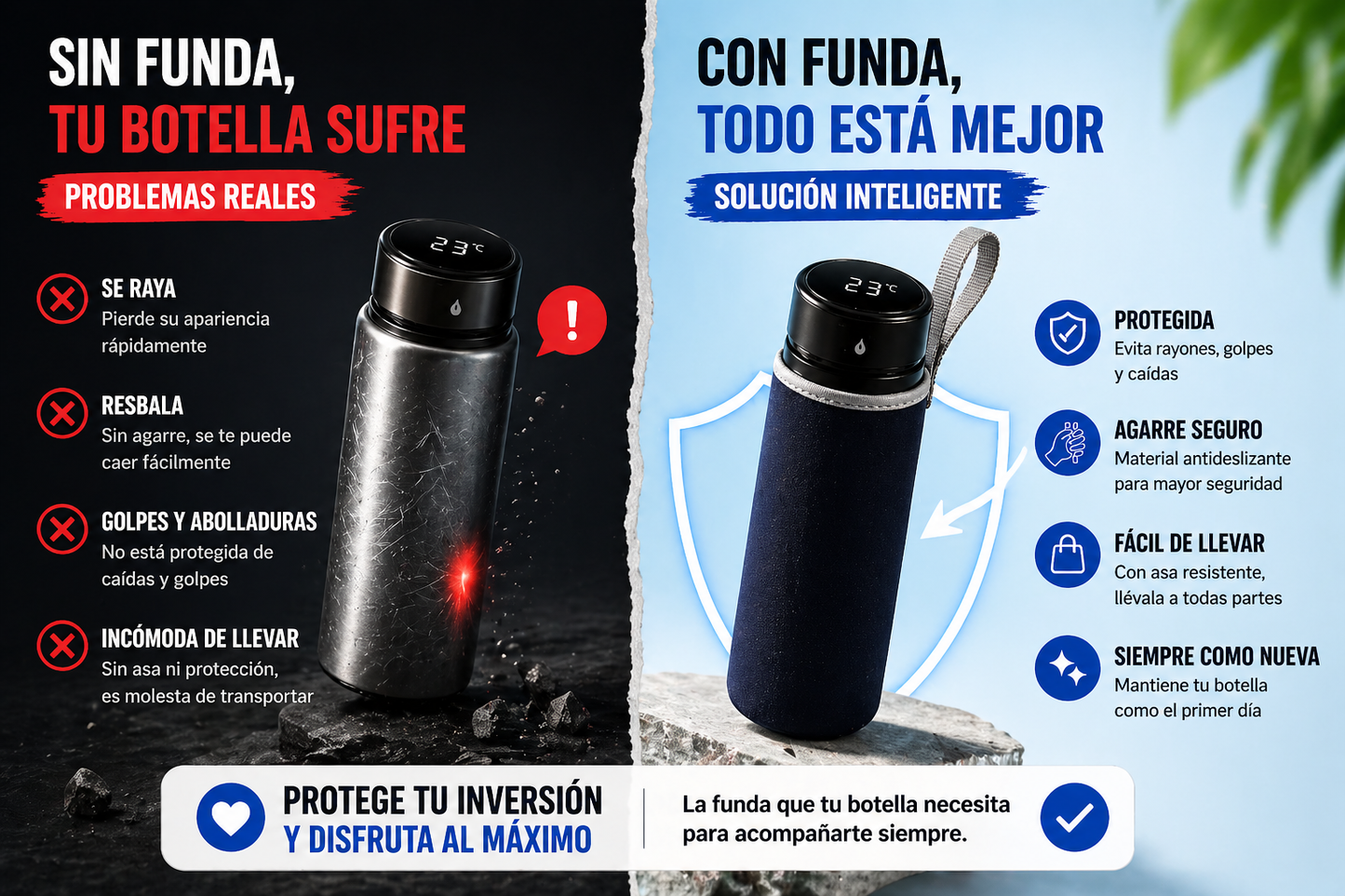 FundaBottle™ – Funda Neopreno para Botella