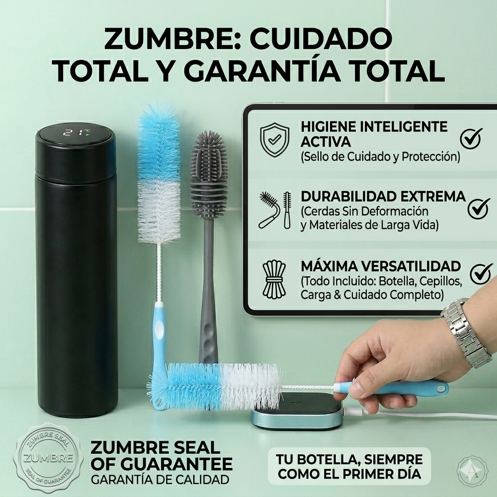 BrushClean™ – Cepillo Limpiador para Botellas y Vasos