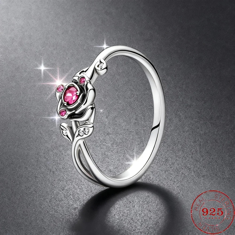 925 Sterling Silver Moissanite Heart Ring for Women Wedding Couple Anniversary Sterling Vintage Rings Luxury Jewelry Girls Gifts